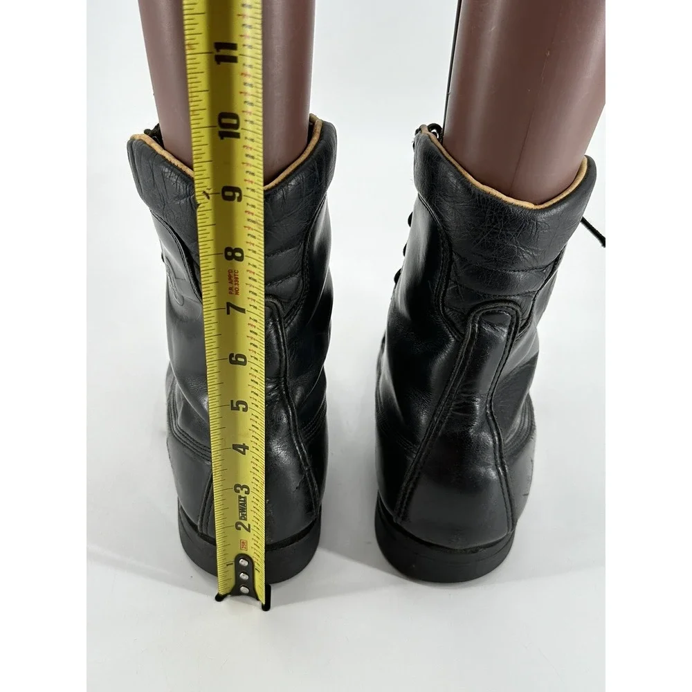 VINTAGE CHIPPEWA USA BAY APACHE UTILITY MEN'S SIZE 8.5D 9554 BLACK‎